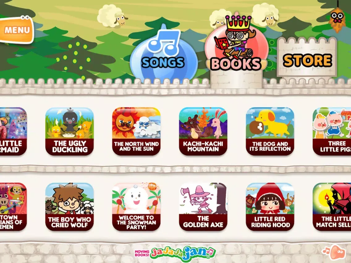 MOVING BOOKS! Jajajajan (English) iPad 应用截图