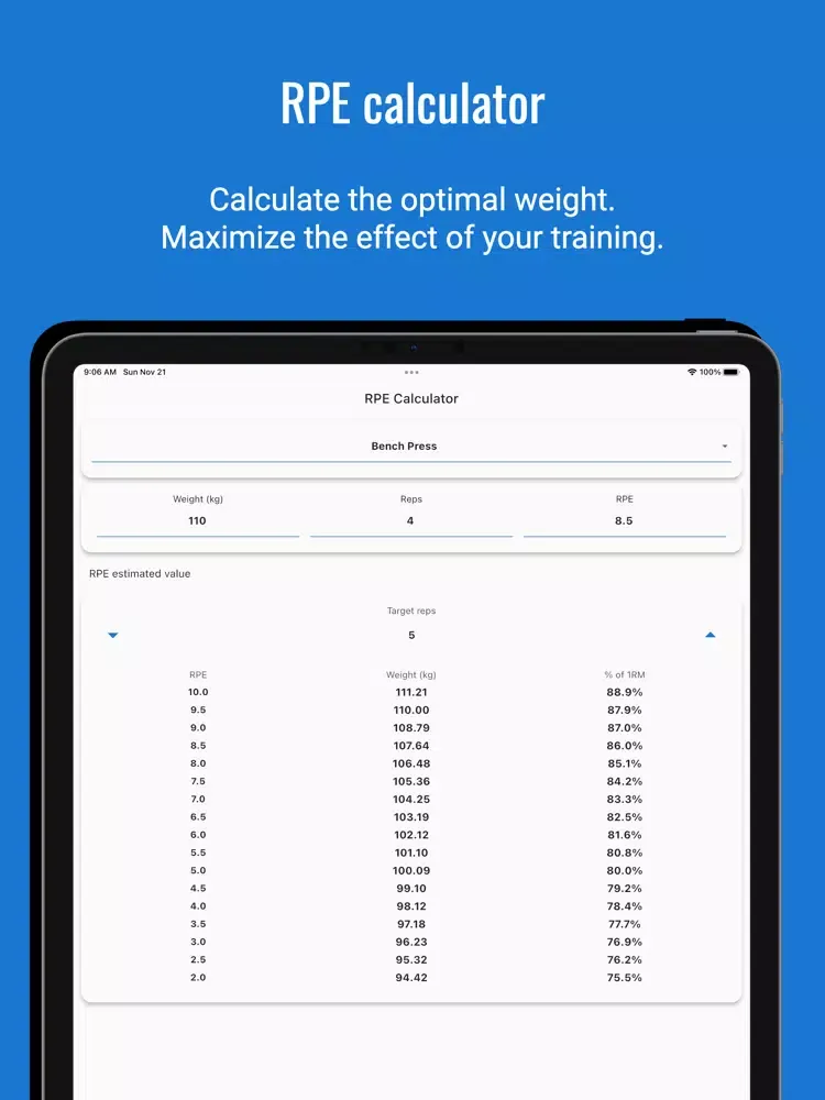 BIG3 Record App - LifterLog iPad  स्क्रीनशॉट