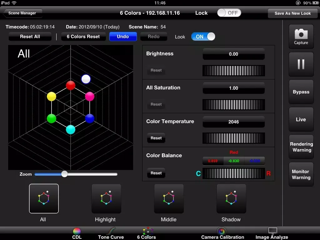 IS-100 App iPad  Screenshots