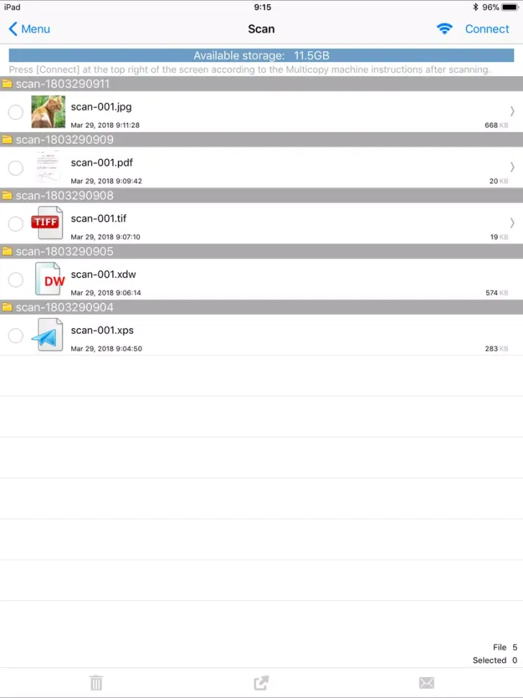 Ảnh chụp màn hình của Seven-Eleven Multicopy iPad 