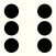 Dice White　Use for table games