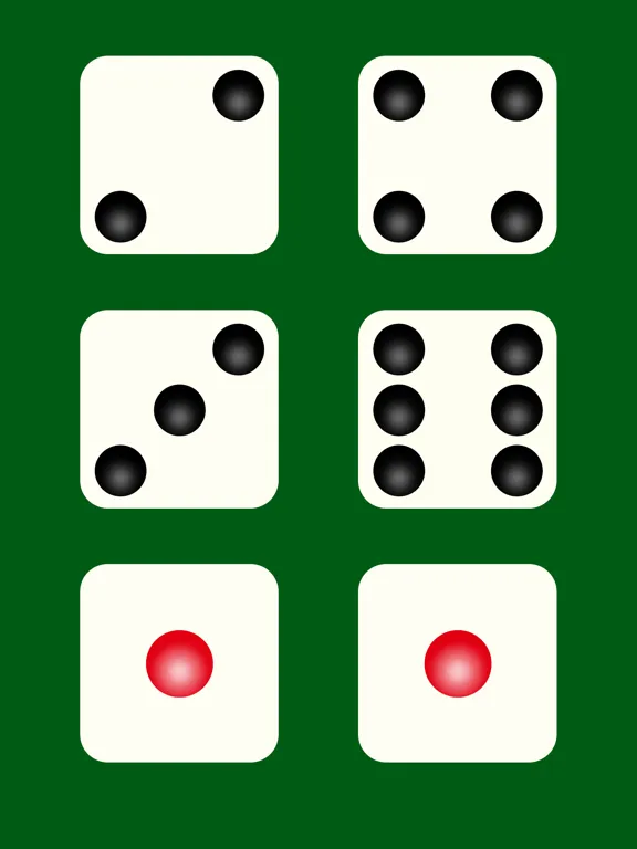 Captures d'écran de Dice White　Use for table games iPad 
