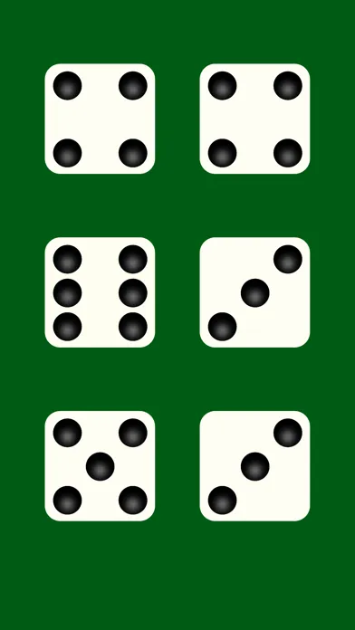 Captures d'écran de Dice White　Use for table games
