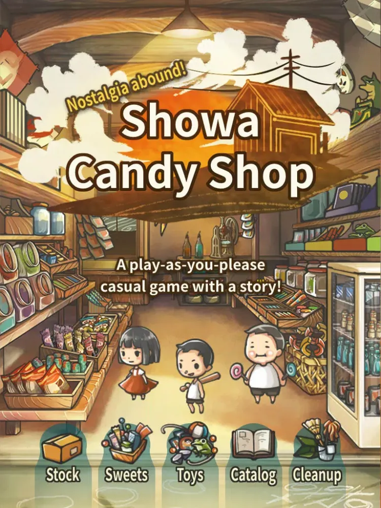 Скриншоты The heartwarming simulation game--Showa Candy Shop iPad 