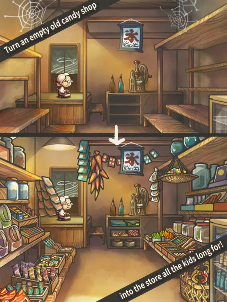 Скриншоты The heartwarming simulation game--Showa Candy Shop iPad 