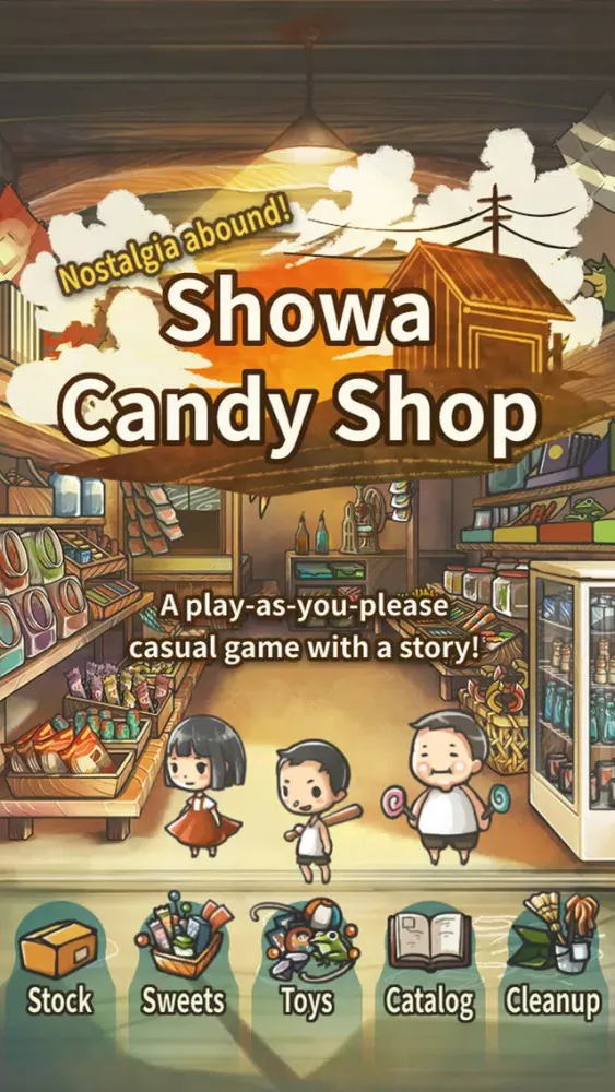 Скриншоты The heartwarming simulation game--Showa Candy Shop
