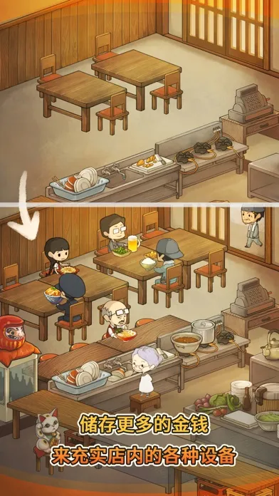 Capturas de pantalla de 众多回忆的食堂故事
