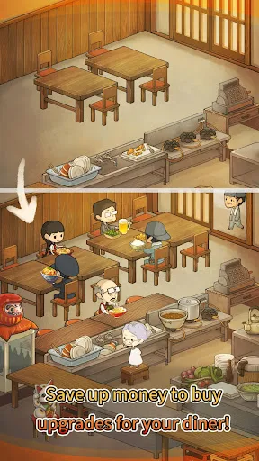 Capturas de tela do Hungry Hearts Diner