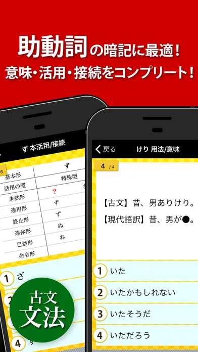 古文・漢文（古文単語、古典文法、漢文）應用截圖