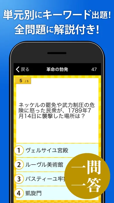 世界史一問一答 （広告非表示版）應用截圖