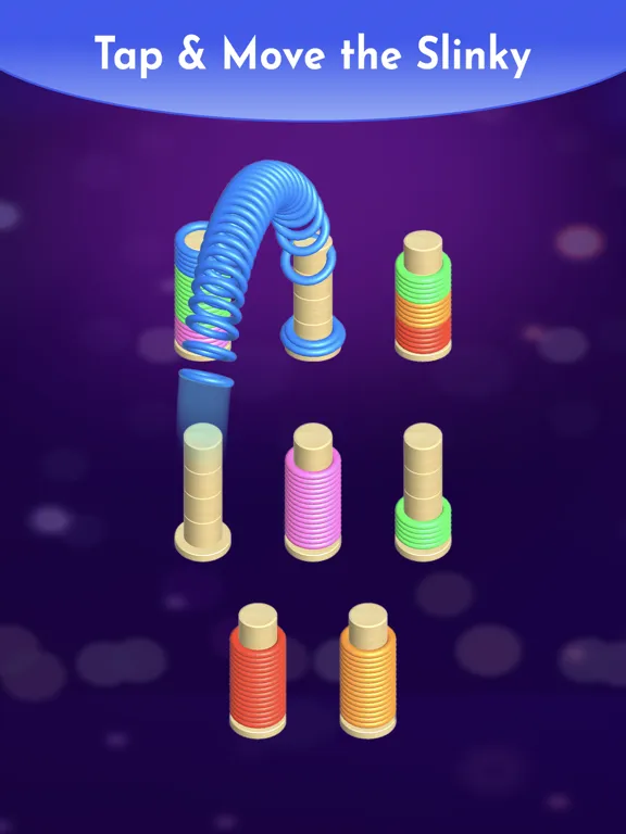 Tangkapan skrin Slinky Sort Puzzle iPad 