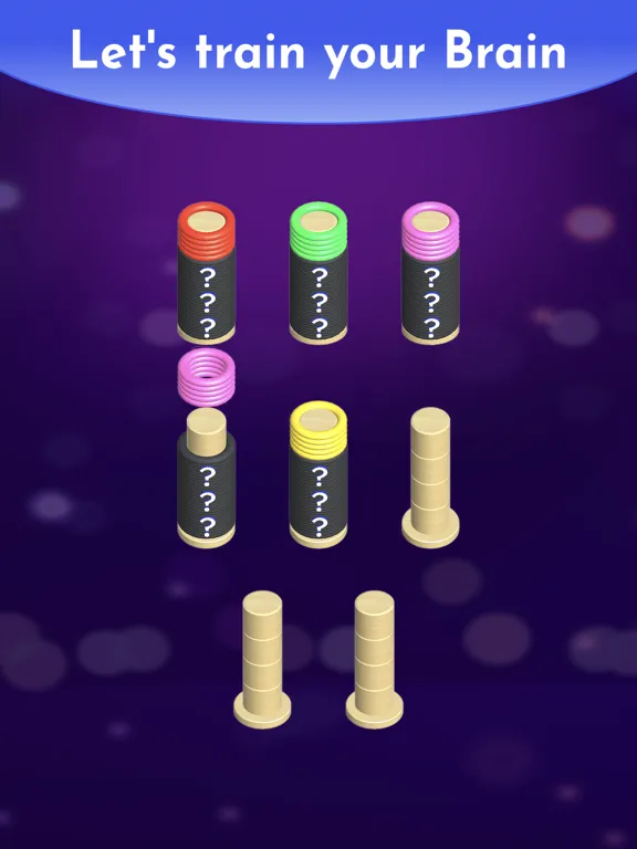 Tangkapan skrin Slinky Sort Puzzle iPad 