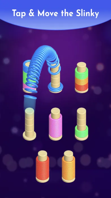 Tangkapan skrin Slinky Sort Puzzle