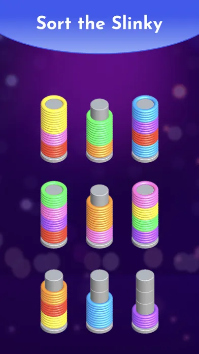 Tangkapan skrin Slinky Sort Puzzle
