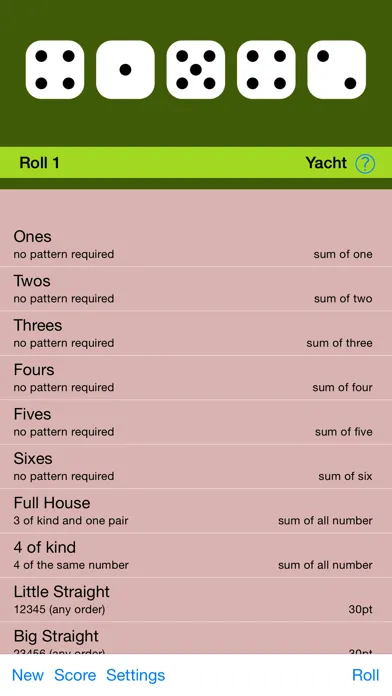 Ảnh chụp màn hình của Yacht Game