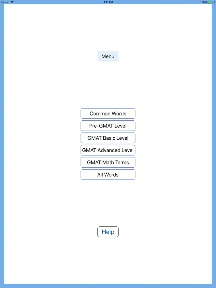 Wordbook - GMAT® Test iPad 应用截图