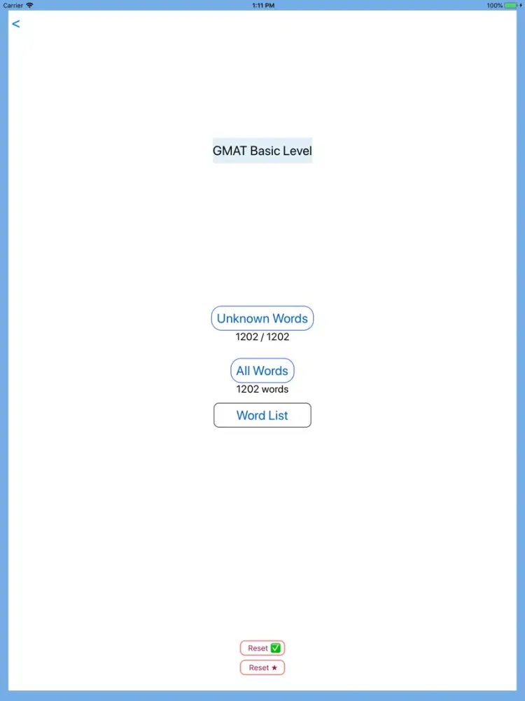 Wordbook - GMAT® Test iPad 应用截图