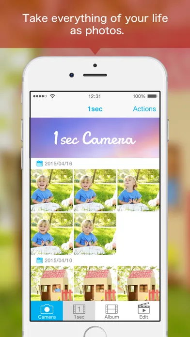 1secCamera:Clipbox স্ক্রিনশট