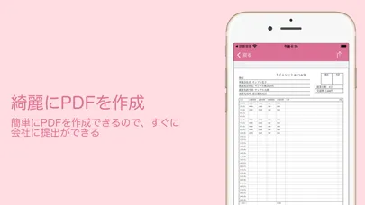 ภาพหน้าจอของ Cahoのかわいい勤怠管理