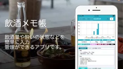 簡単操作の「飲酒メモ帳」 Screenshots