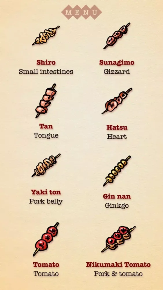 Capturas de tela do Perfect yakitori sticker
