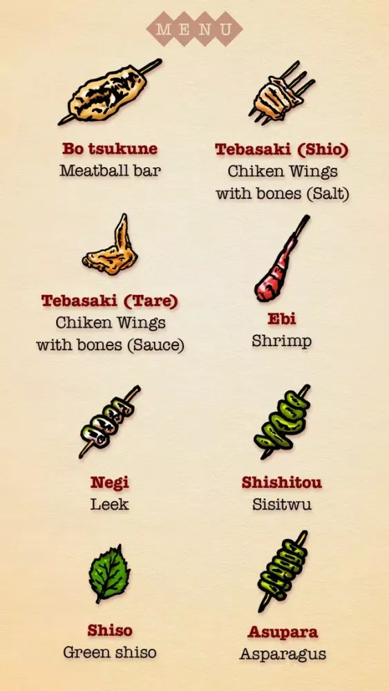 Capturas de tela do Perfect yakitori sticker