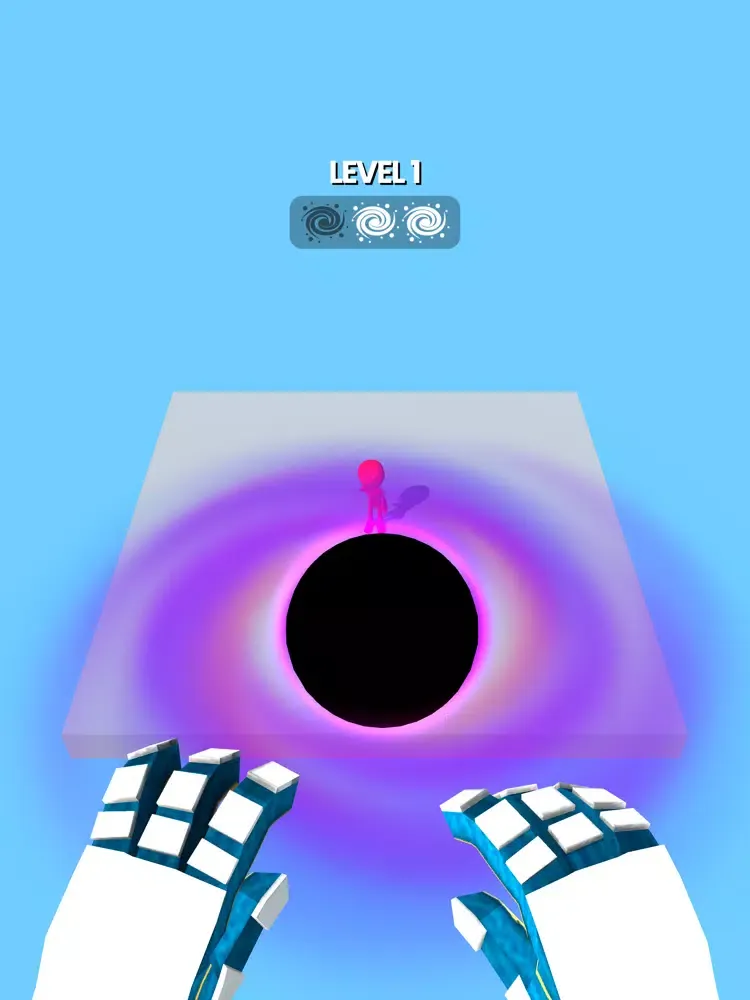 Captures d'écran de Gravity Hole 3D iPad 