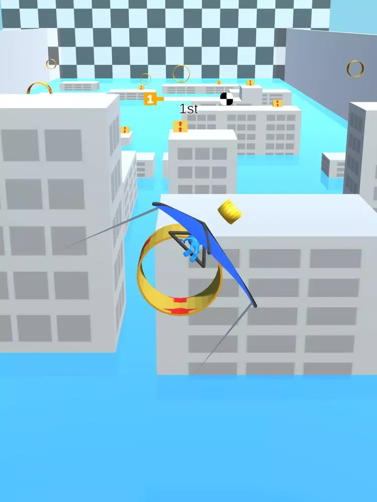 Tangkapan skrin Hang Glider Race iPad 