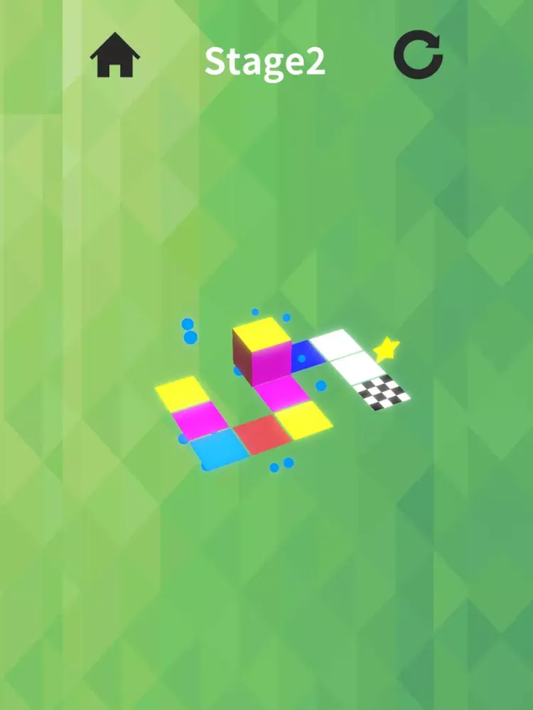 Tangkapan skrin Paint Roll Cube iPad 