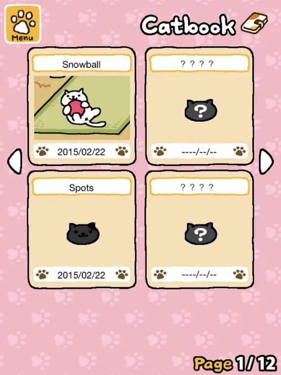 Ảnh chụp màn hình của Neko Atsume: Kitty Collector iPad 