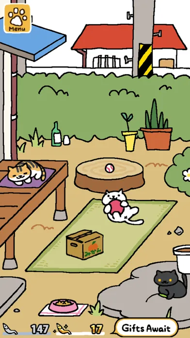 Ảnh chụp màn hình của Neko Atsume: Kitty Collector