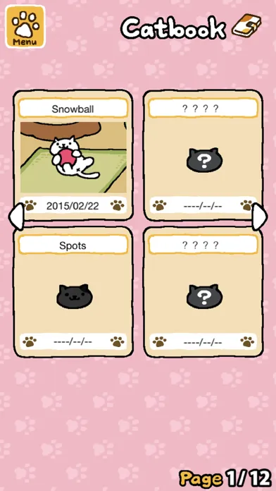 Ảnh chụp màn hình của Neko Atsume: Kitty Collector