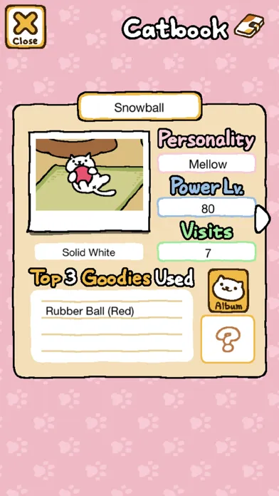 Ảnh chụp màn hình của Neko Atsume: Kitty Collector