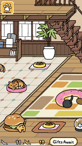 Capturas de tela do Neko Atsume: Kitty Collector