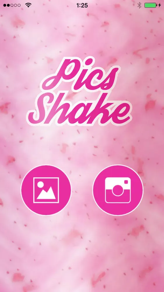 Captures d'écran de Pics Shake 〜シェイクでエフェクト！ランダム写真加工アプリ〜