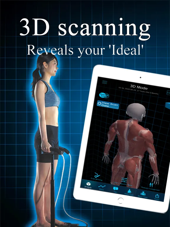 Tangkapan skrin iBODY 3Dscan iPad 