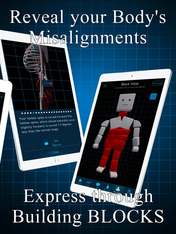 Tangkapan skrin iBODY 3Dscan iPad 