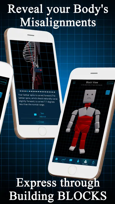 Tangkapan skrin iBODY 3Dscan