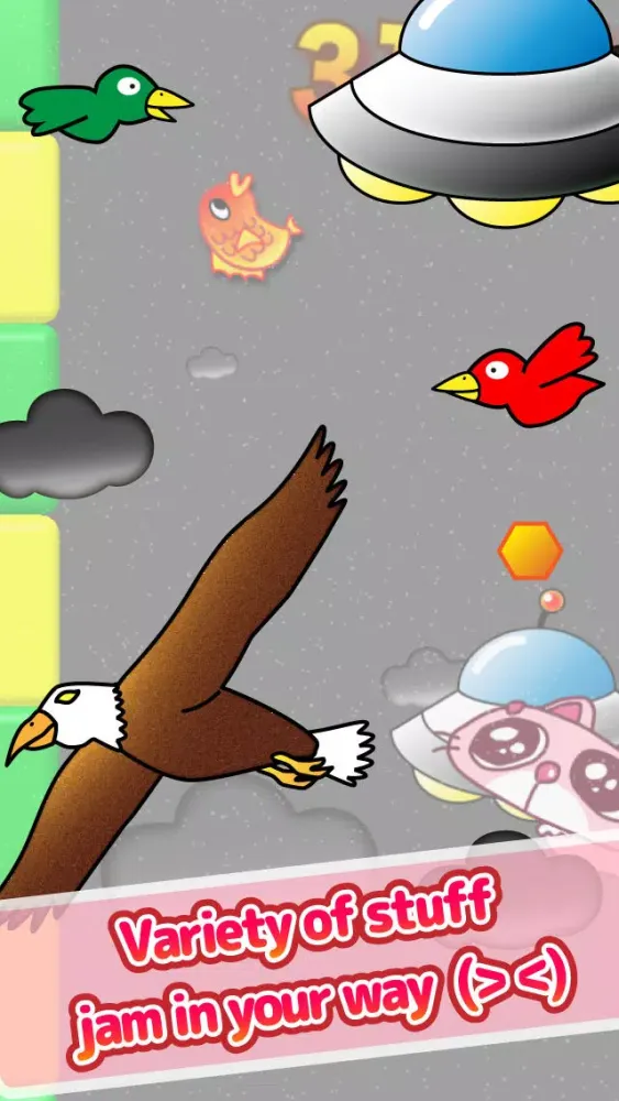 Screenshot di Kawaii Mew Mew Leap
