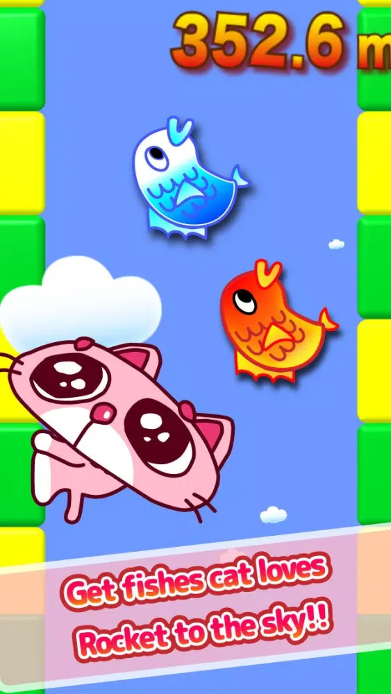 Screenshot di Kawaii Mew Mew Leap