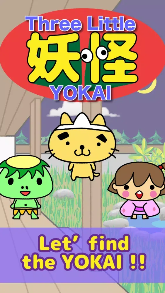 Capturas de tela do Three little YOKAI