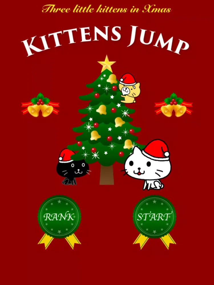 Kittens jump in Xmas iPad  Screenshots