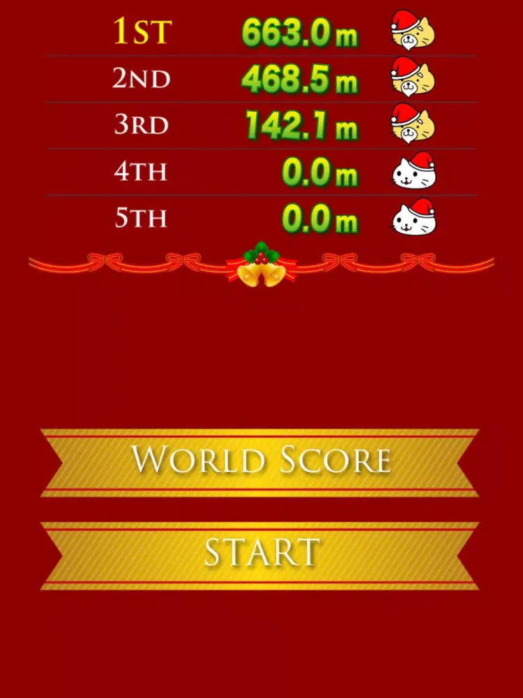 Kittens jump in Xmas iPad  Screenshots