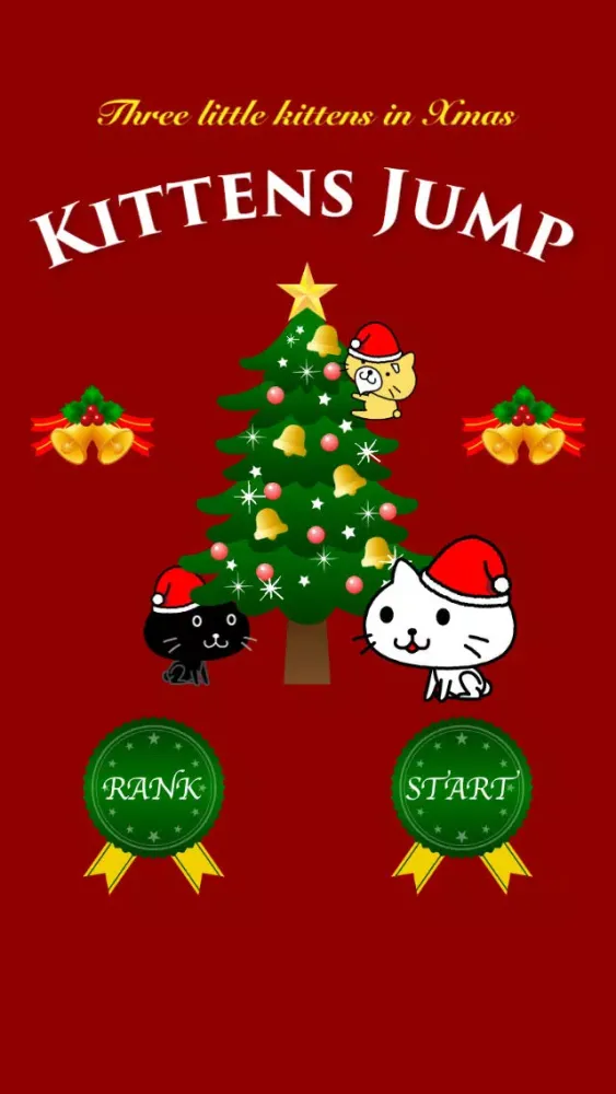Kittens jump in Xmas Screenshots