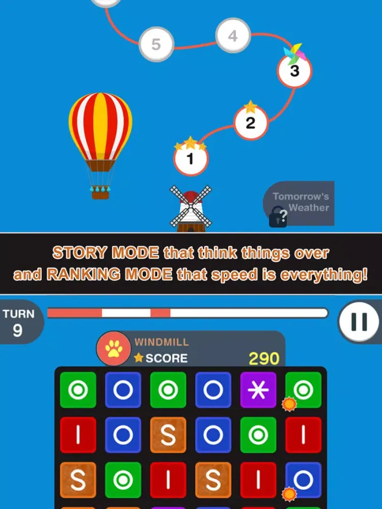 WINDMILL ~ 3 match puzzle game iPad  Ekran Görüntüleri