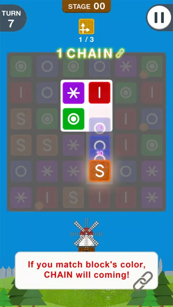 WINDMILL ~ 3 match puzzle game Ekran Görüntüleri
