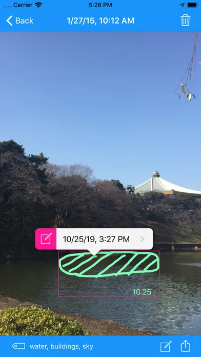ภาพหน้าจอของ Photo Map Memo