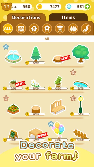Screenshot di Rilakkuma Farm ~farming game~