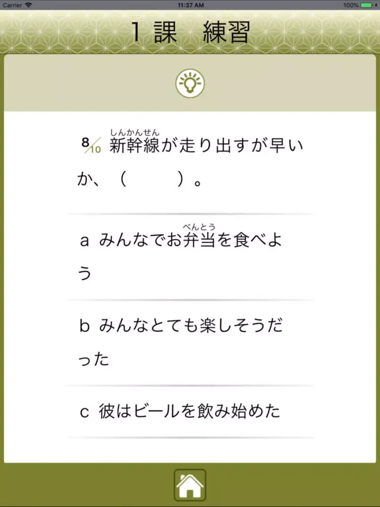Captures d'écran de JLPT N1 문법 Lite iPad 