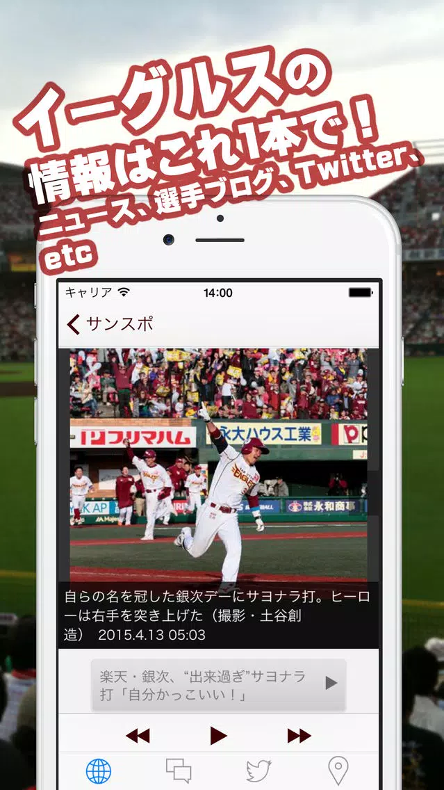 イーグルスリーダー（プロ野球リーダー for 東北楽天ゴールデンイーグルス） 스크린샷